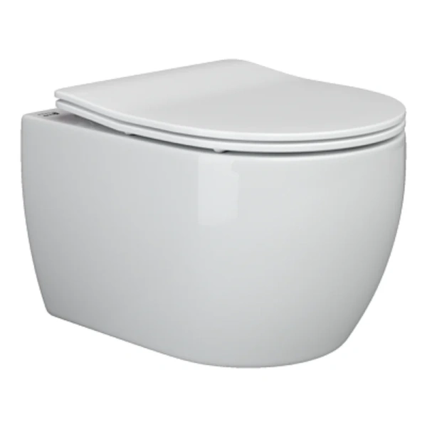 Унитаз с инсталляцией Ceramica Nova Play кнопка хром матовый CN3001_1002M_1000 (детальная фотография), с инсталляцией index_1