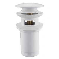 Донный клапан Abber Bequem белый