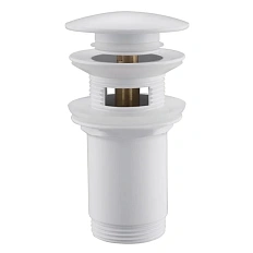 Донный клапан Abber Bequem белый