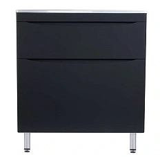 Тумба под раковину напольная Style Line Бергамо 90 см черная