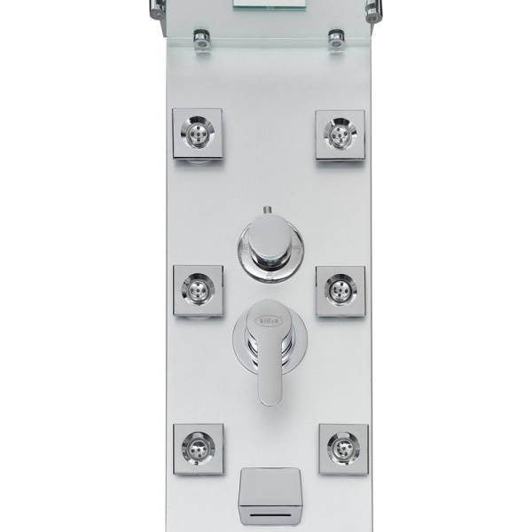 Душевая панель River 07 с тропическим душем RIVER 07 (детальная фотография), с тропическим душем