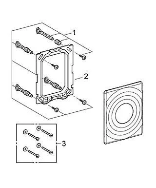 Смывная клавиша, хром, Grohe Surf 38574000 (детальная фотография) index_2
