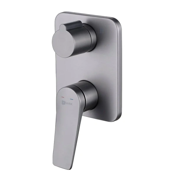 Смеситель для душа Lemark Bronx встраиваемый графит LM3727GM (детальная фотография)