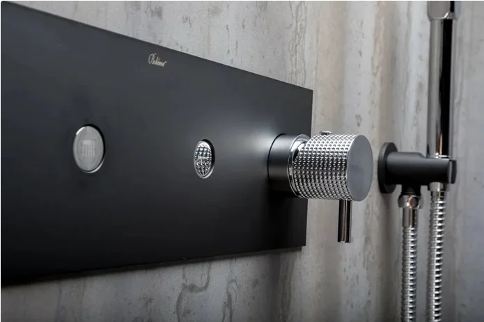 Душевой комплект Boheme Fusion черный/хром 130-BCR (детальная фотография), душевые комплекты, наборы