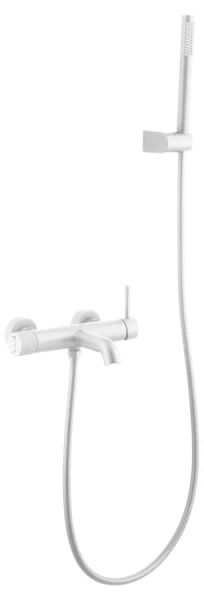 Смеситель для ванны Boheme Uno белый матовый 463-MW (детальная фотография)