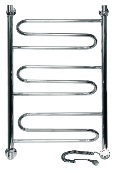 Полотенцесушитель электрический Ника Curve 80х50 см правый ЛЗ 80/50 прав (детальная фотография)