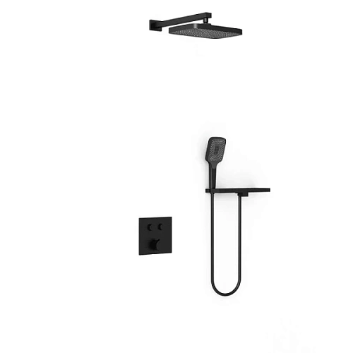 Душевой комплект Vincea черный - фото 2