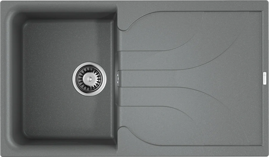 Мойка для кухни Omoikiri Yasugata 86-GR 86 см leningrad grey 4993546 (детальная фотография)
