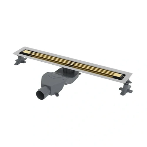 Душевой лоток Boheme B&T Infinity 80 см золото - фото 1