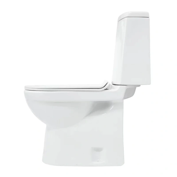 Унитаз компакт Sanita Luxe Next белый WC.CC/Next/2-SlimDM/WHT.G/S1 (детальная фотография), недорогие, сиденье с микролифтом , компакт, низкие