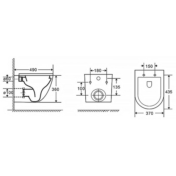 Схема (детальная фотография), с горизонтальным, прямым выпуском, с прямым выпуском