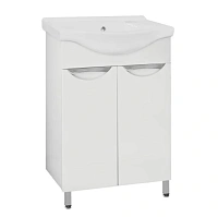 Тумба под раковину напольная Style Line Жасмин 56 см белая