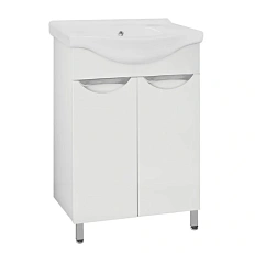 Тумба под раковину напольная Style Line Жасмин 56 см белая