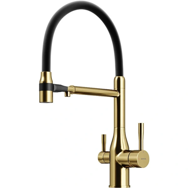 Смеситель для кухни Sancos Garda золото SC4009BG (детальная фотография)