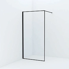 Душевая перегородка IDDIS Slide Walk In 110 см черный