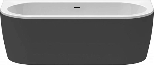 Ванна акриловая Cezares Slim 180x80 см черная - фото 2