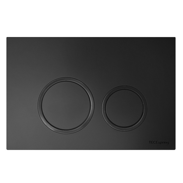Клавиша смыва Tece TECEspring R черная матовая 9940104 (детальная фотография)
