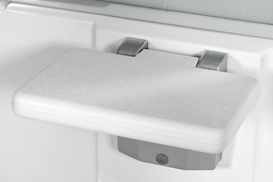 Душевая кабина Deto V 120х90 см высокий поддон V1245 (детальная фотография), со стеклянными задними стенками