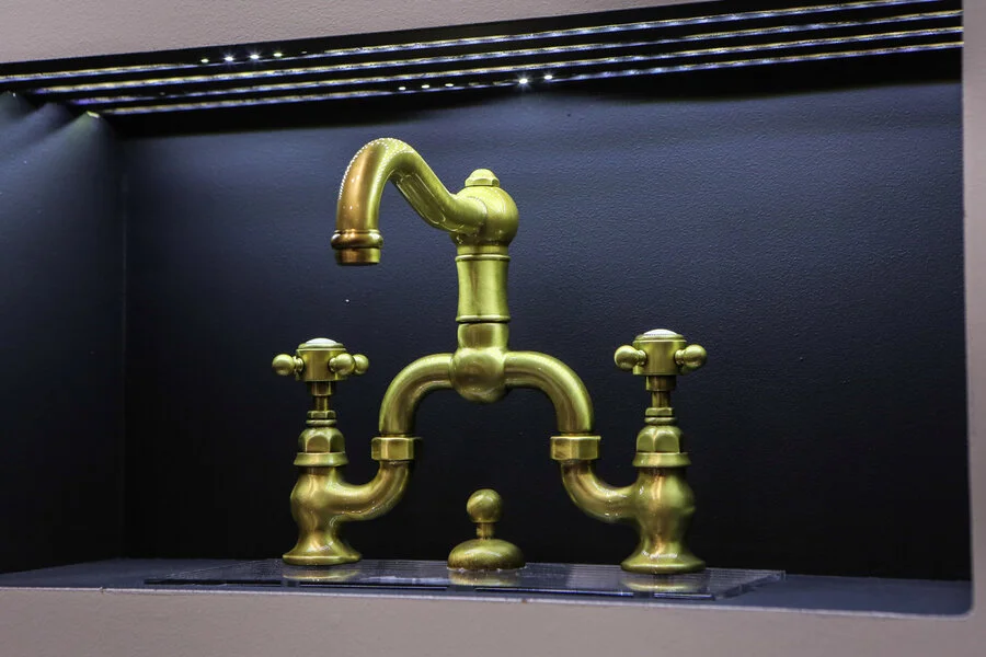 Смеситель для раковины, тёмная бронза, Nicolazzi D.Anglaises 1419DB18 (детальная фотография), в наличии