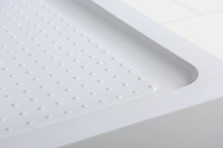 Душевой поддон BelBagno Tray-BB-RH 100х80 см акриловый левый TRAY-BB-RH-100/80-550-15-W-L (детальная фотография), средние от 15 до 30 см