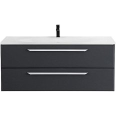 Тумба под раковину подвесная Cezares Eco 120 см grafito