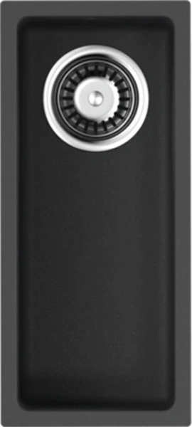 Мойка для кухни Omoikiri Bosen 20-U-BL 20 см черная 4993153 (детальная фотография), из искусственного гранита