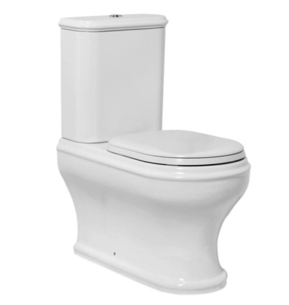 Унитаз под бачок, цвет белый, Azzurra Charme CHA100/MBP bi (детальная фотография)