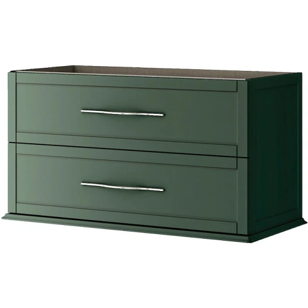 Тумба под раковину подвесная Cezares Tiffany 80 см verde opaco 55330 (детальная фотография), классика, ретро
