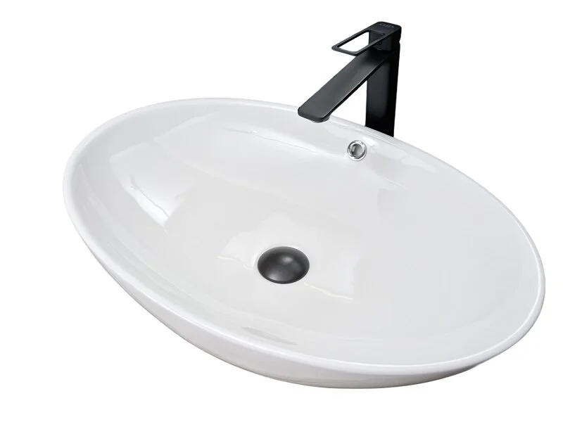 Раковина GID Lago N9007 64 см белая 51207 (детальная фотография)