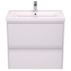 Тумба с раковиной подвесная Velvex Klaufs tpKLA.80.2Y-61 80 см с ящиками