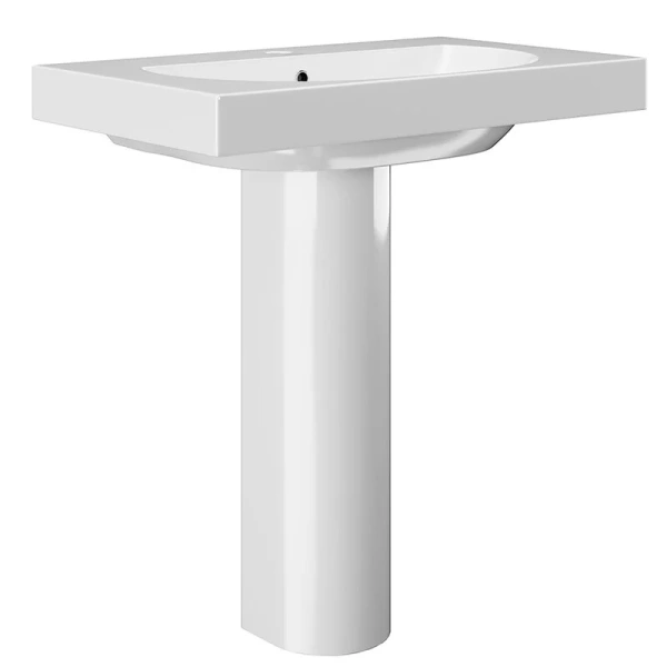 Раковина Kerama Marazzi Buongiorno 80 см с крепежом BG.wb.80 (детальная фотография), 80 см