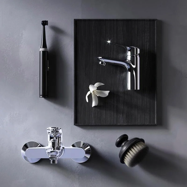 Смеситель для ванны Am.Pm Sunny хром F85C10000 (детальная фотография), в наличии