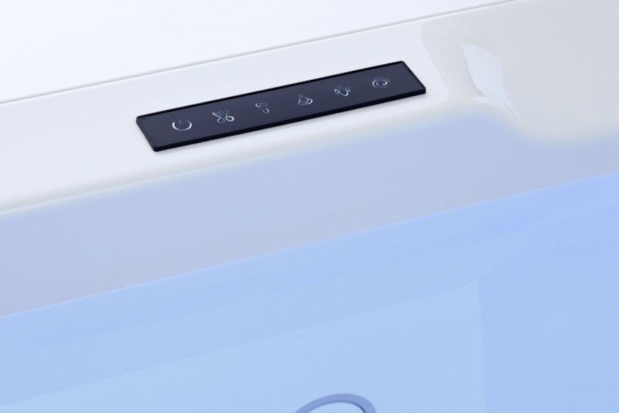 Ванна акриловая Jacob Delafon Elite E5BC247 180х80 см, прямоугольная (детальная фотография), современныe, hi-tech