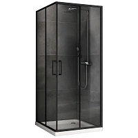 Душевой уголок Abber Schwarzer Diamant 90x90 см профиль черный
