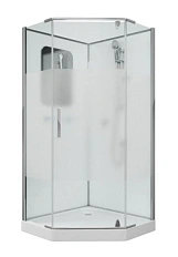 Душевая кабина Grossman Classic 90x90 см белый профиль