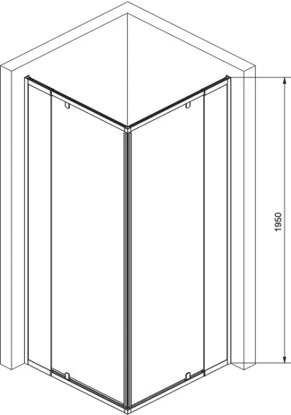 Душевой уголок RGW Passage PA-38 90х90 см стекло прозрачное 06083899-11 (детальная фотография), современные, hi-tech