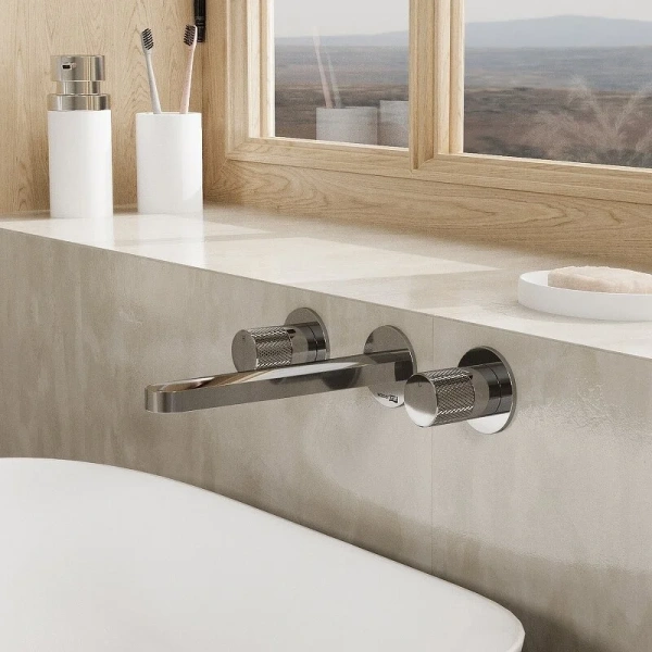 Смеситель для раковины WasserKRAFT Mosel встраиваемый 4645 (детальная фотография), современные, hi-tech