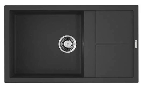 Мойка для кухни Omoikiri Sumi 86-BL 86 см черная - фото 7