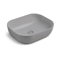Раковина Vincea 50 см керамическая, серая матовая