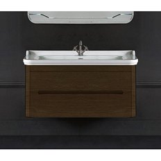 Тумба подвесная под раковину, цвет темный орех Kerasan Waldorf