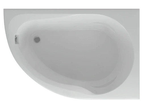 Ванна акриловая Акватек Вирго 150x100 см с фронтальным экраном, правая - фото 1