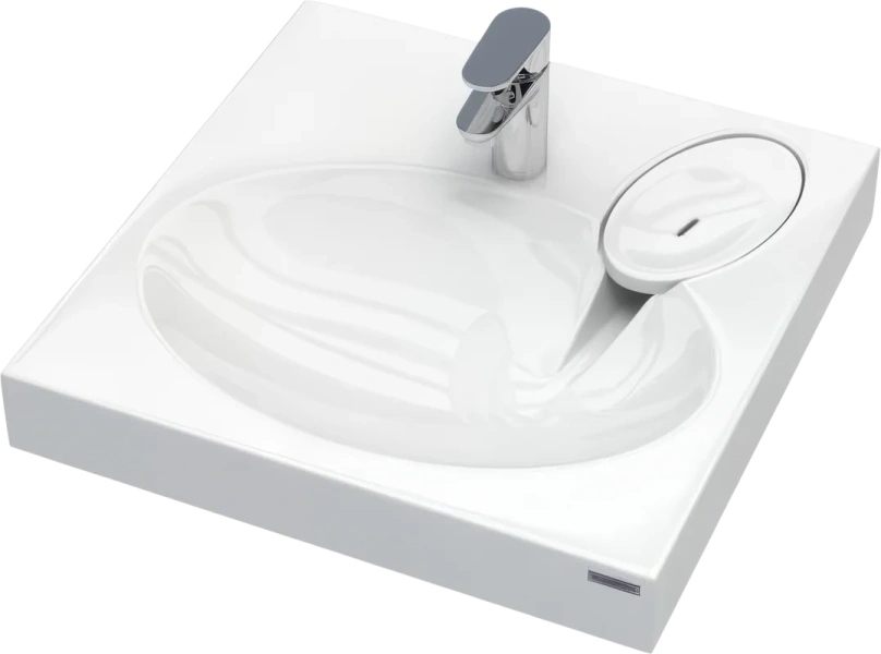 Раковина над стиральной машиной Paulmark Stern 60 см белая PM700431 (детальная фотография)