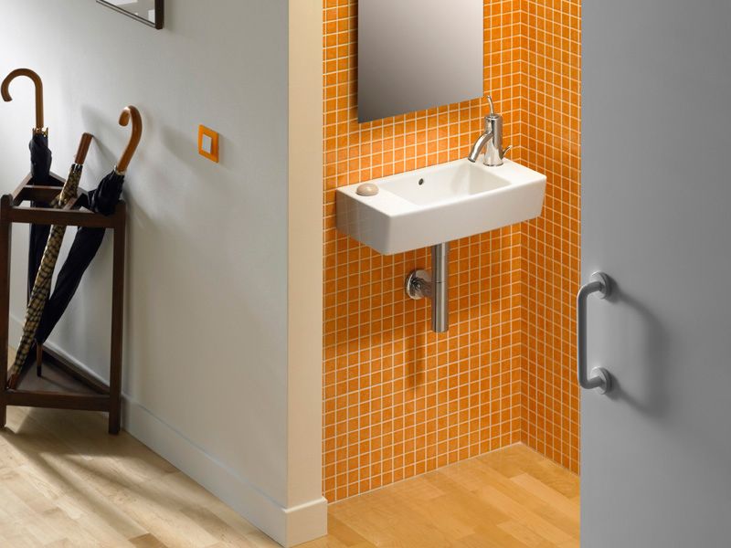 Раковина Roca Hall 325883000 (детальная фотография), подвесные, накладные (на столешницу), пристенные