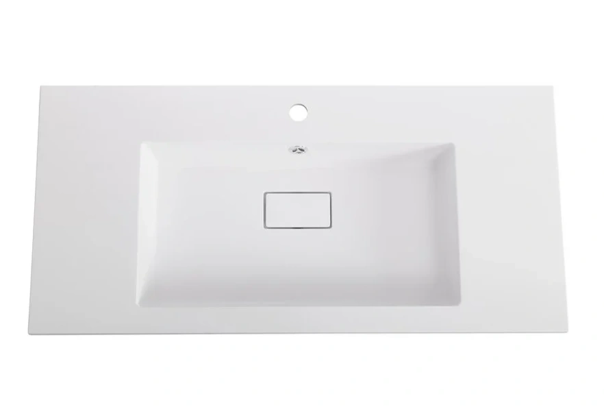 Раковина мебельная Cezares 100 см искусственный мрамор CZR-1000/480-LV-MR-PRS (детальная фотография) index_1