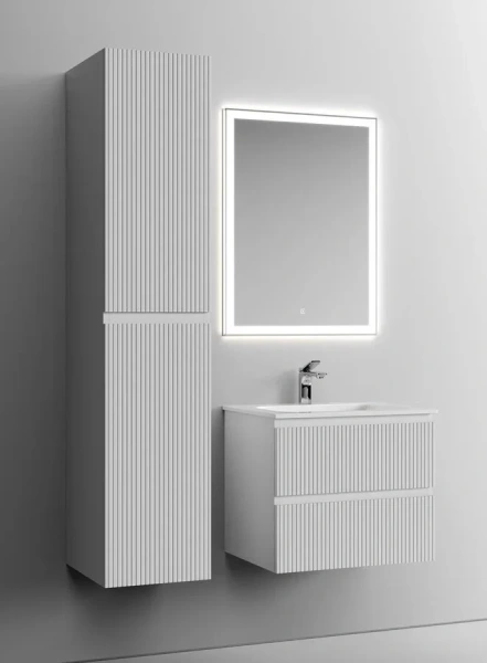 Тумба под раковину подвесная Sancos Snob T 60 см bianco SNT60W (детальная фотография), моноблок