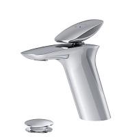 Смеситель для раковины AM.PM Spirit 2.0 с донным клапаном хром