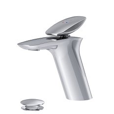 Смеситель для раковины AM.PM Spirit 2.0 с донным клапаном хром