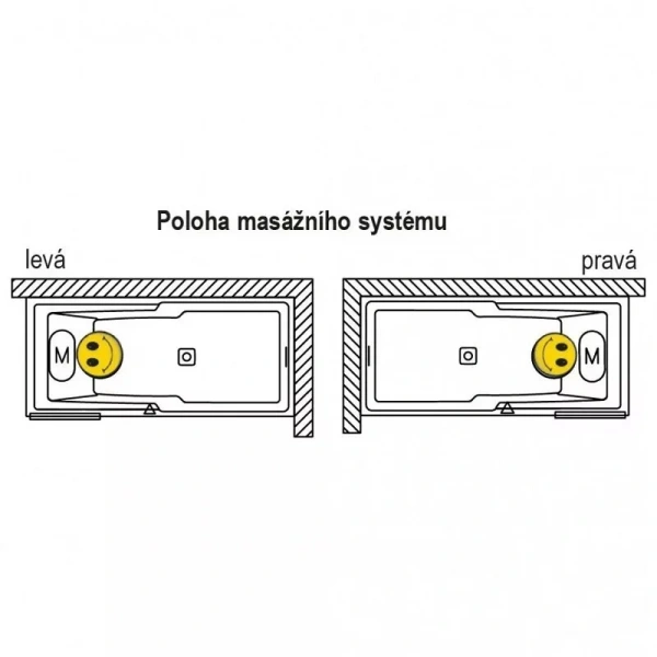 Акриловая ванна Riho Still Shower B103003005, 180 x 80 см, подголовник с LED-подсветкой справа, цвет белый (детальная фотография), современныe, hi-tech