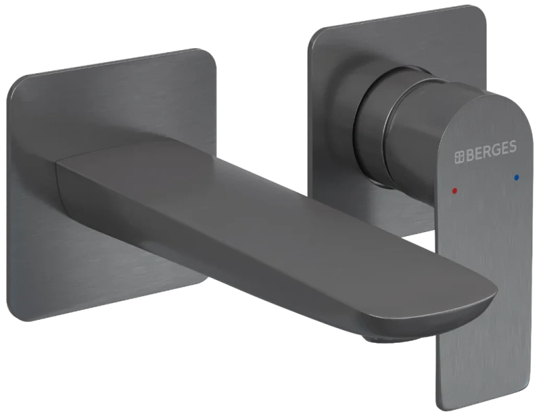 Смеситель для раковины Berges Ventas S оружейная сталь 076014 (детальная фотография)