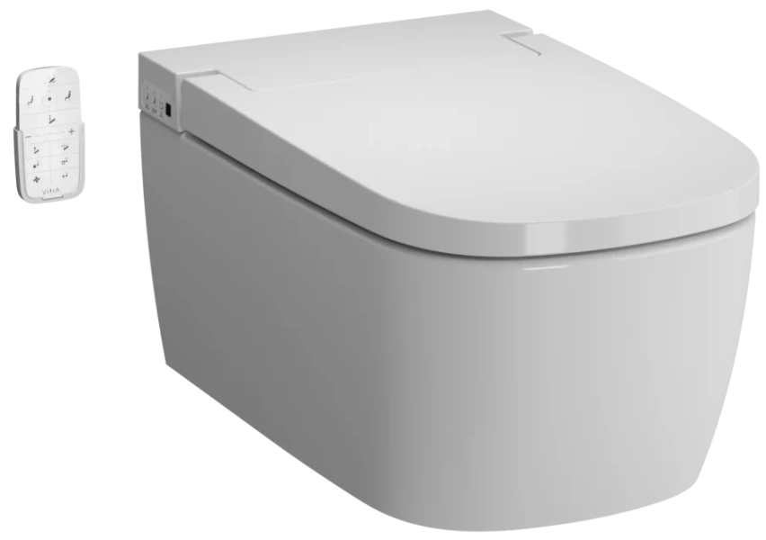 Интеллектуальный подвесной унитаз Vitra V-Care  5674B003-6194 (детальная фотография)